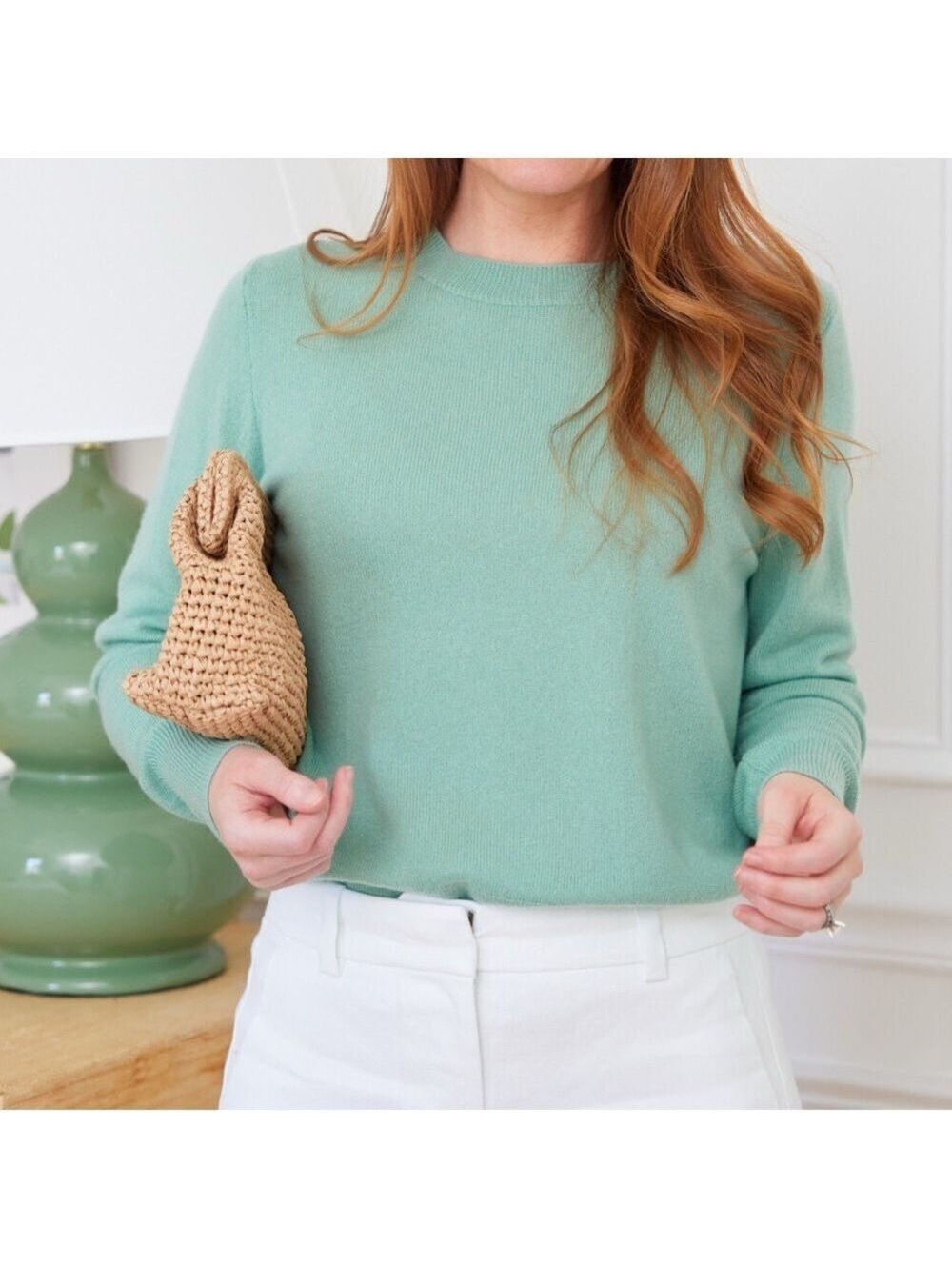 J. Crew Cashmere classic-fit crewneck sweater Size M